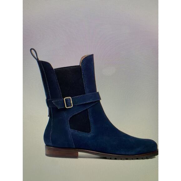 NIB Jack Rogers, Daphne booties, midnight navy size 6.5. - Picture 1 of 8